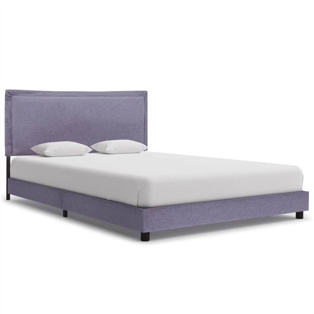 

Bed Frame Light Grey Fabric 120x190 cm