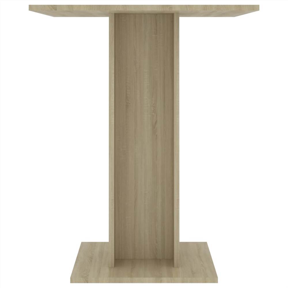 Bistro Table Sonoma Oak 60x60x75 cm Chipboard