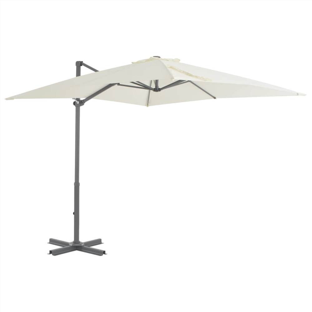 

Cantilever Umbrella with Aluminium Pole 250x250 cm Sand