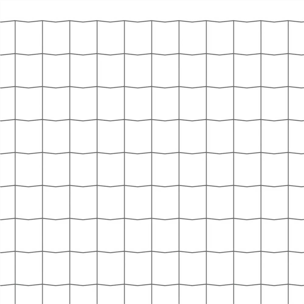 Euro Fence Steel 25x1.2 m Grey