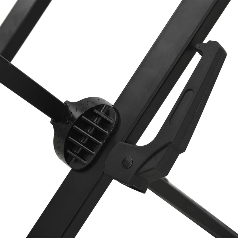 Keyboard Stand with Microphone Stand and Book Plate