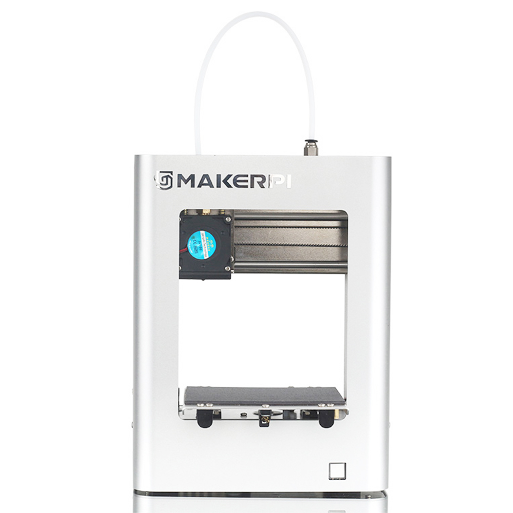 MAKERPI M1 48W 3D Printer for Kids, One Key Print, Auto Leveling, Magnetic Spring Bed, TF Card Slot
