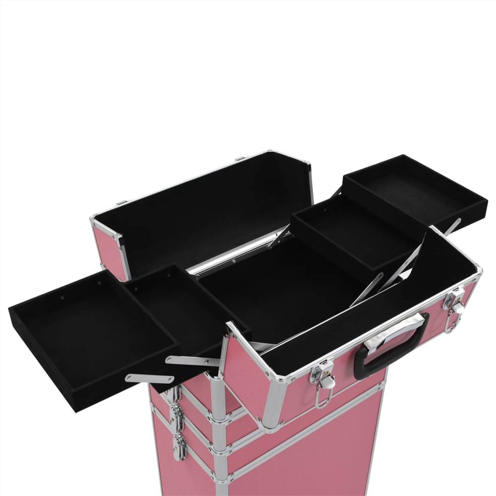 Make-up Trolley Aluminium Pink 20 Make-up Trolley Aluminium Pink