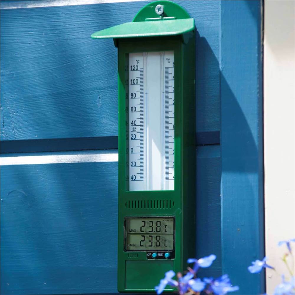 Nature outdoor min max thermometer digital 9 5x2 5x24 cm
