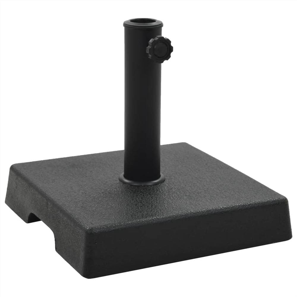 

Parasol Base Square Polyresin 8 kg Black