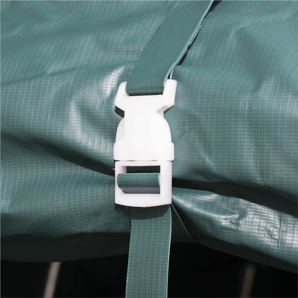 Removable Livestock Tent PVC 550 g/m² 3.3x4.8 m Dark Green