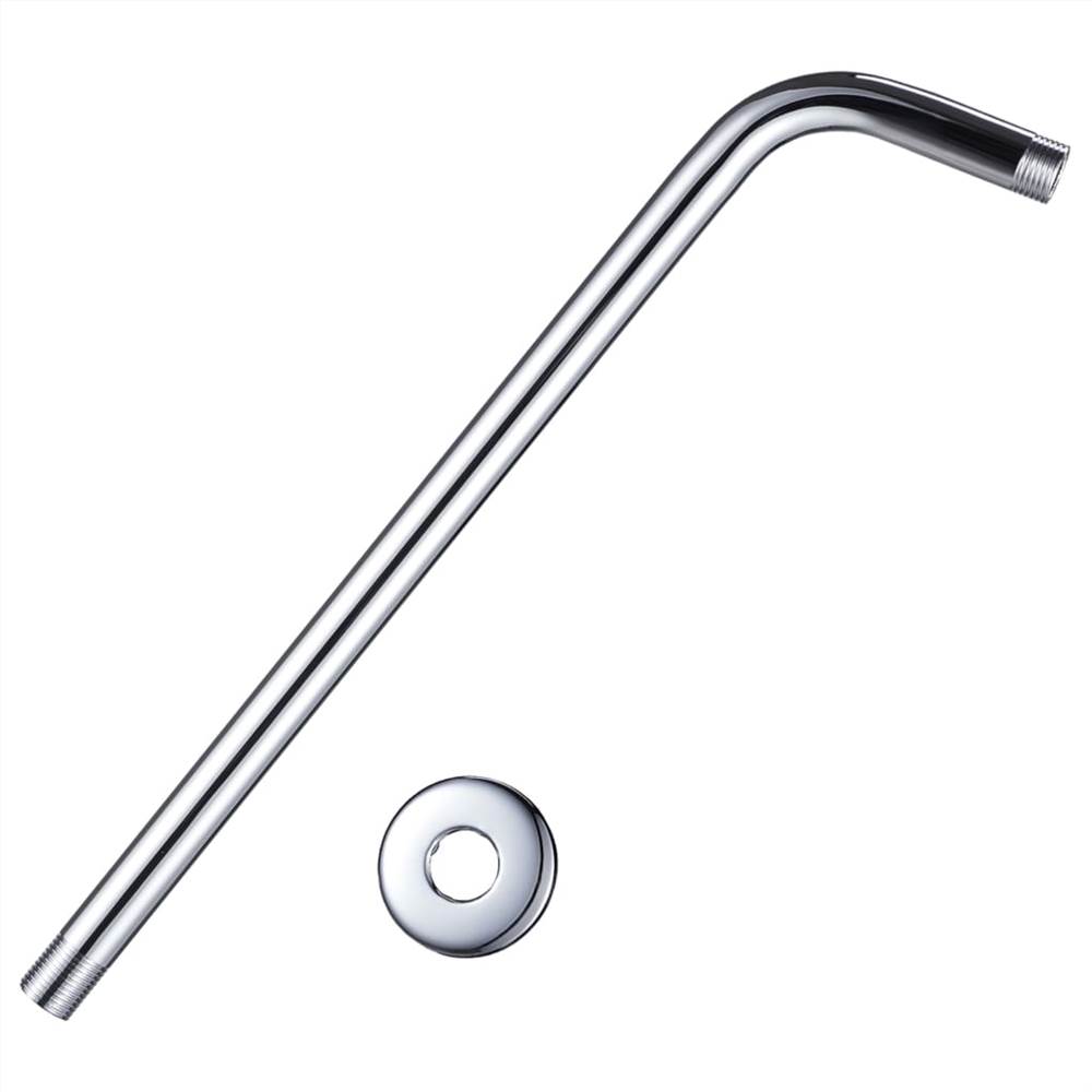 Shower Support Arm Round Stainless Steel 201 Silver 40 cm
