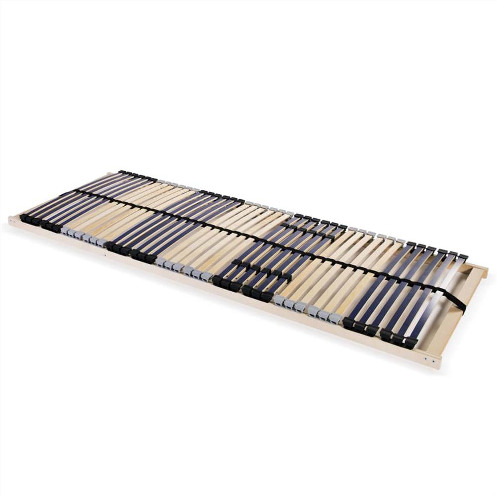 

Slatted Bed Base with 42 Slats 7 Zones 80x200 cm