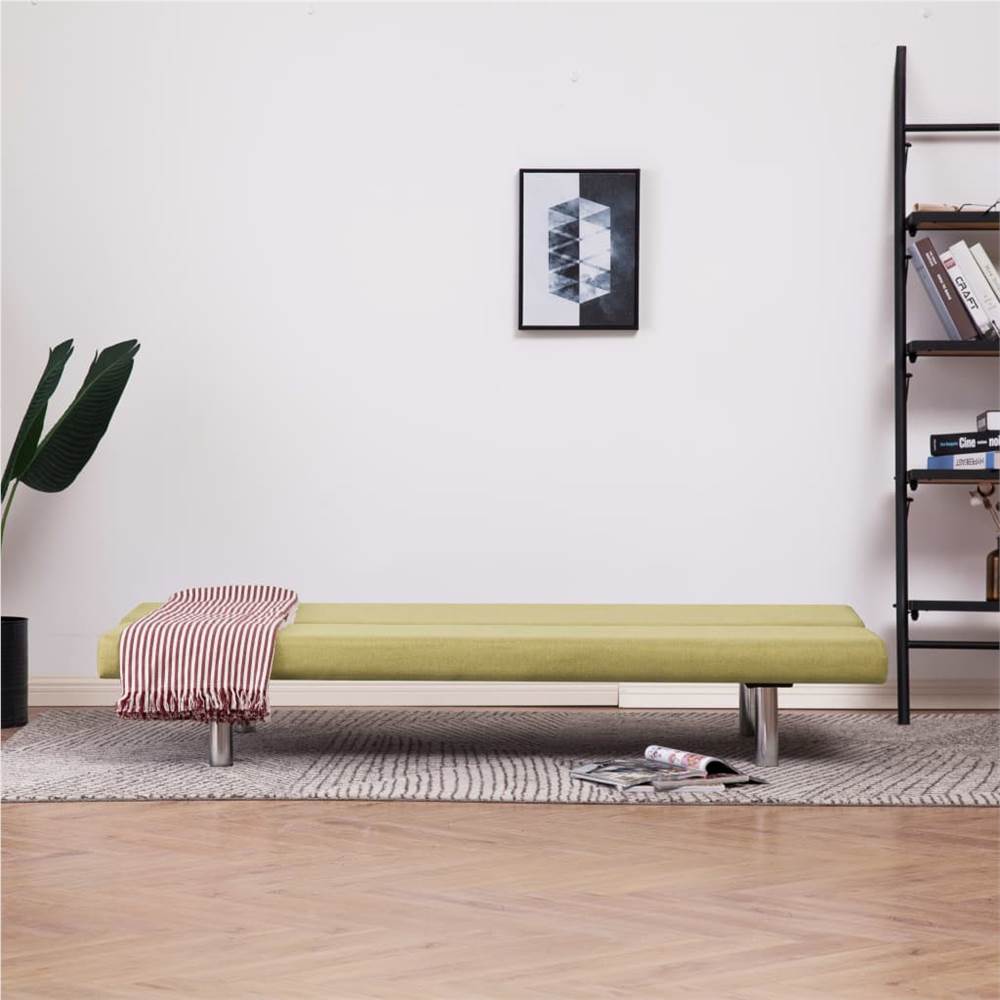 Sofa Bed Green Fabric