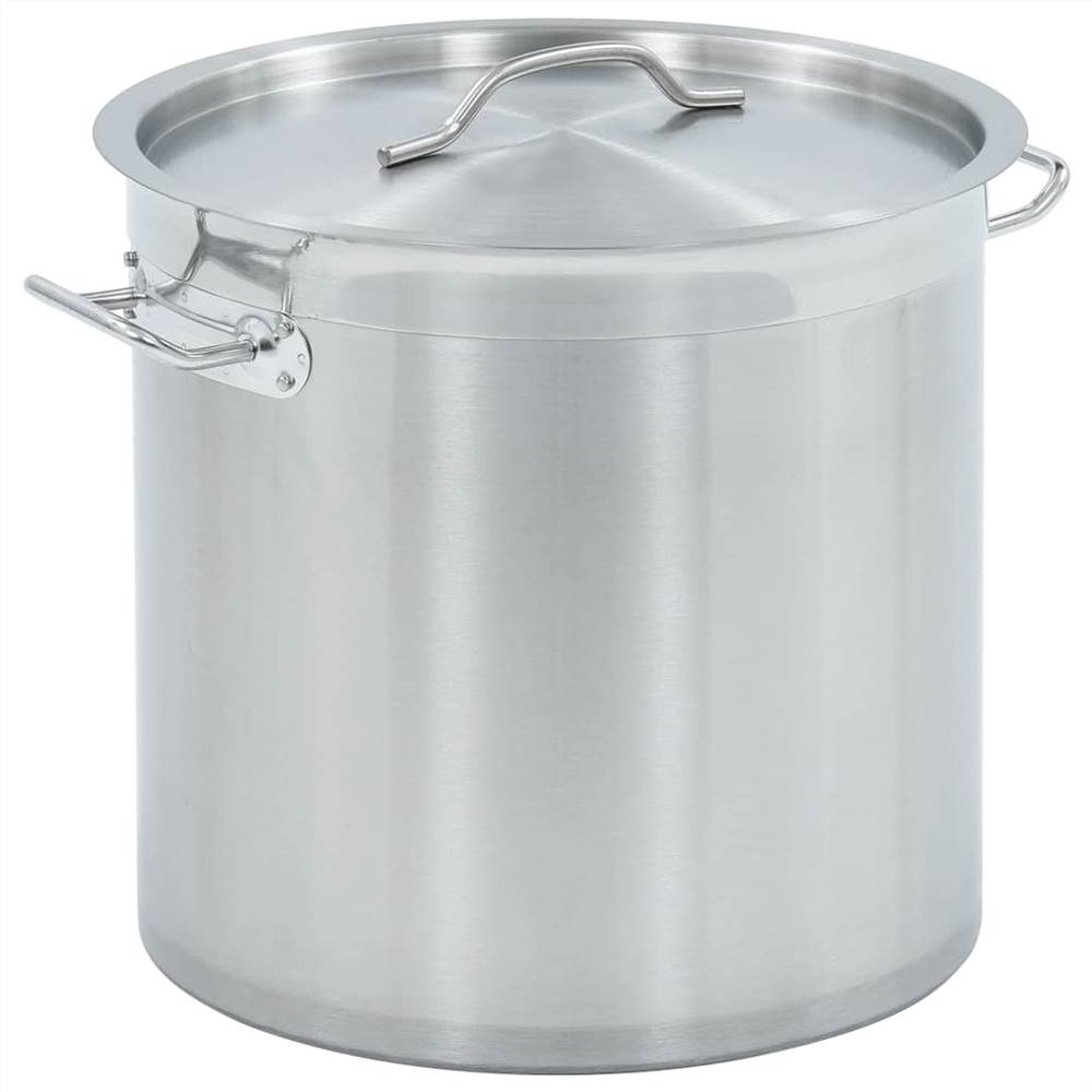 Stock Pot 25 L 32x32 cm Stainless Steel