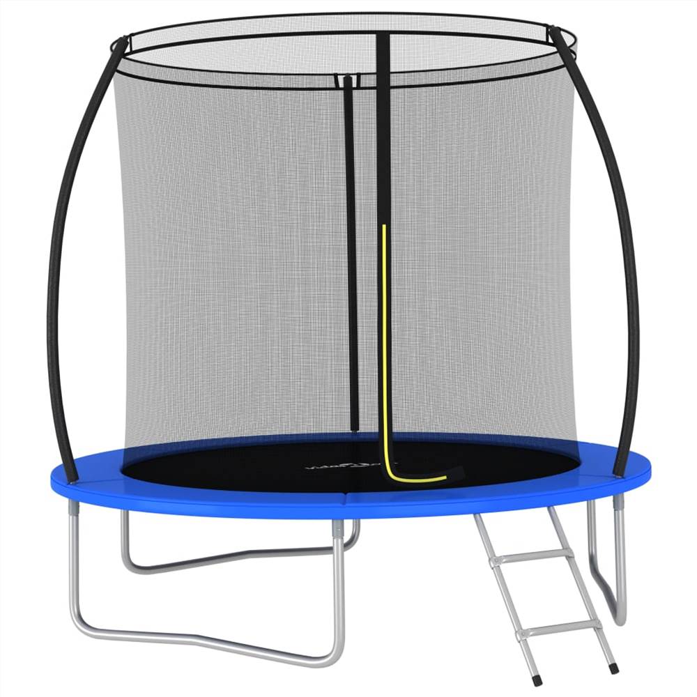 Set trampolino rotondo 244x55 cm 100 kg