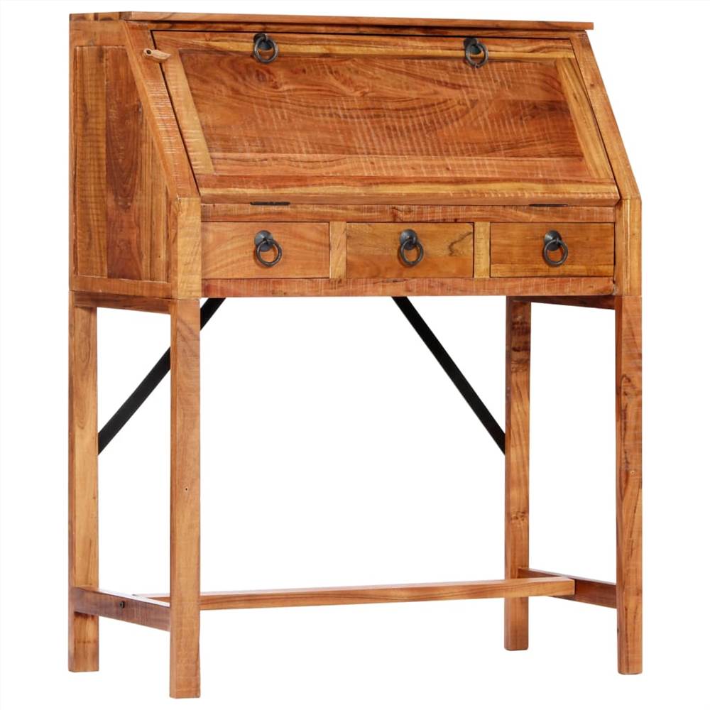 Writing Desk 90x40x107cm Solid Acacia Wood