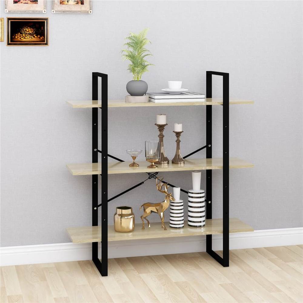 

Book Cabinet Sonoma Oak 100x30x105 cm Chipboard