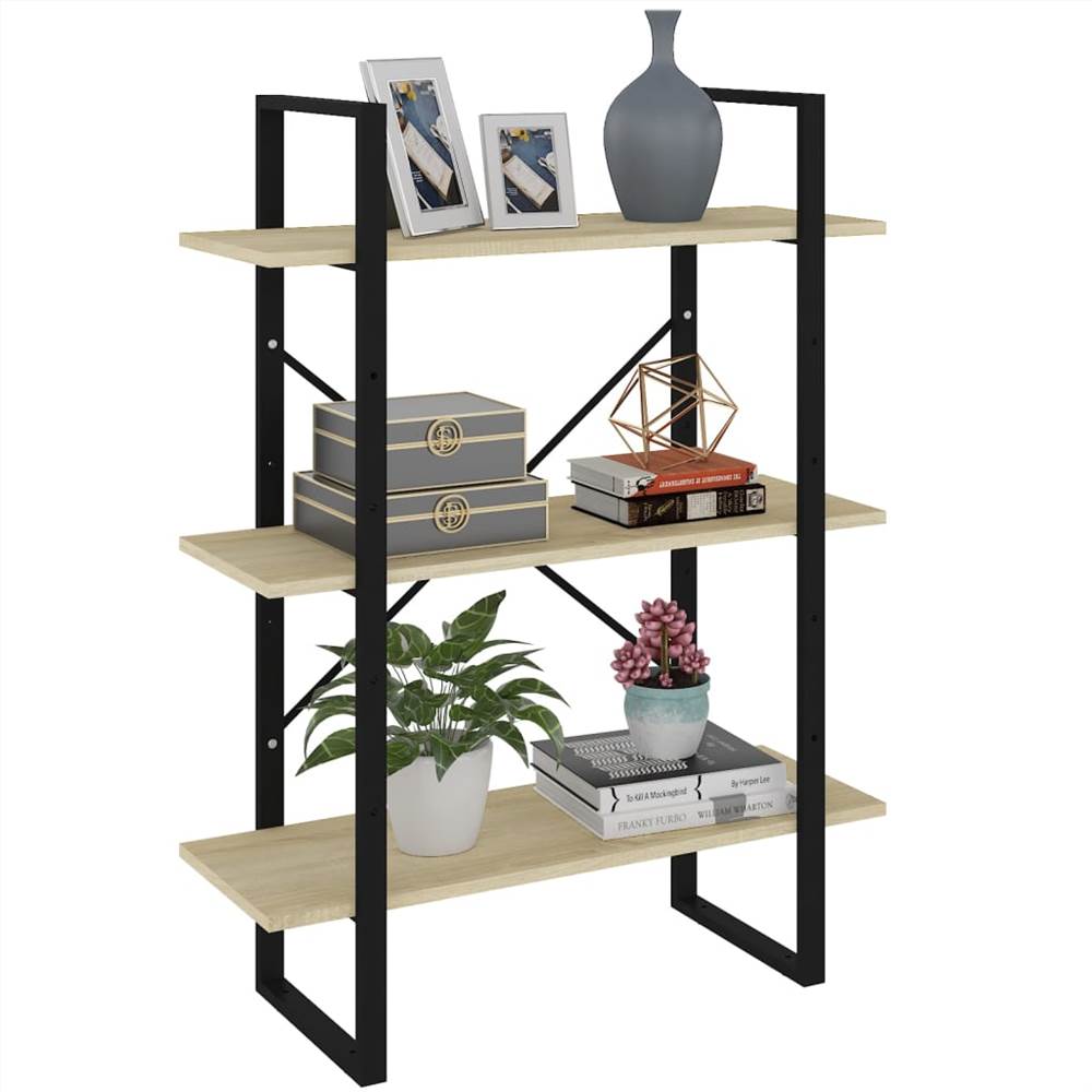 

Book Cabinet Sonoma Oak 80x30x105 cm Chipboard