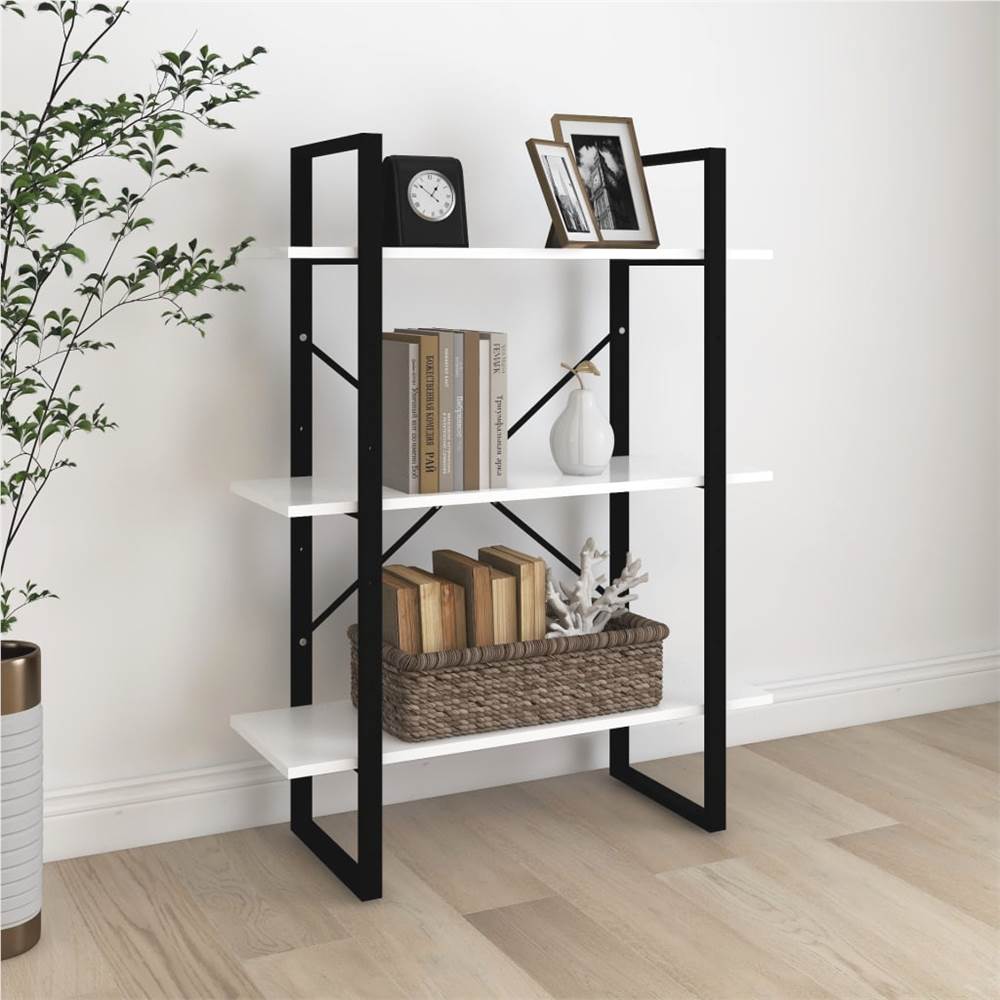 

Book Cabinet White 80x30x105 cm Chipboard
