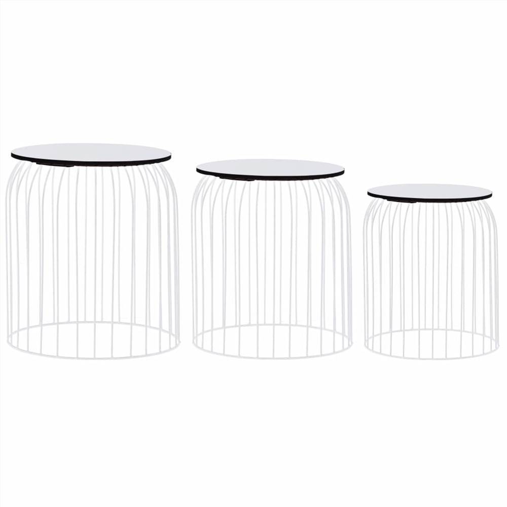 

Coffee Tables 3 pcs White