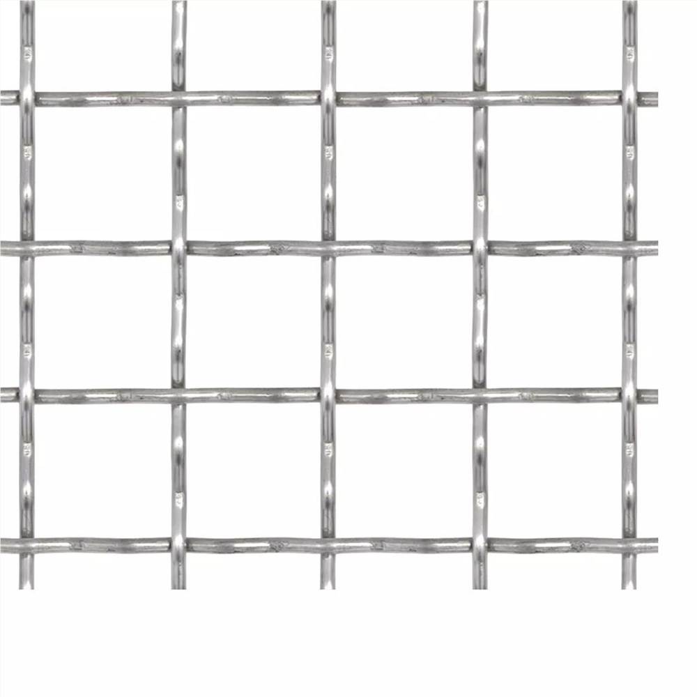 Crimped Garden Wire Fence Stainless Steel 100x85 cm 11x11x2 mm