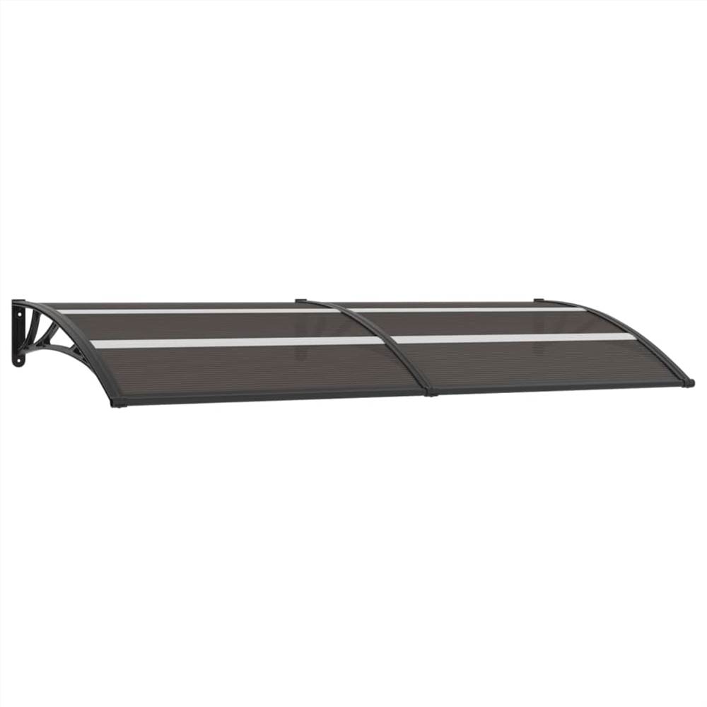 

Door Canopy Black 240x80 cm PC