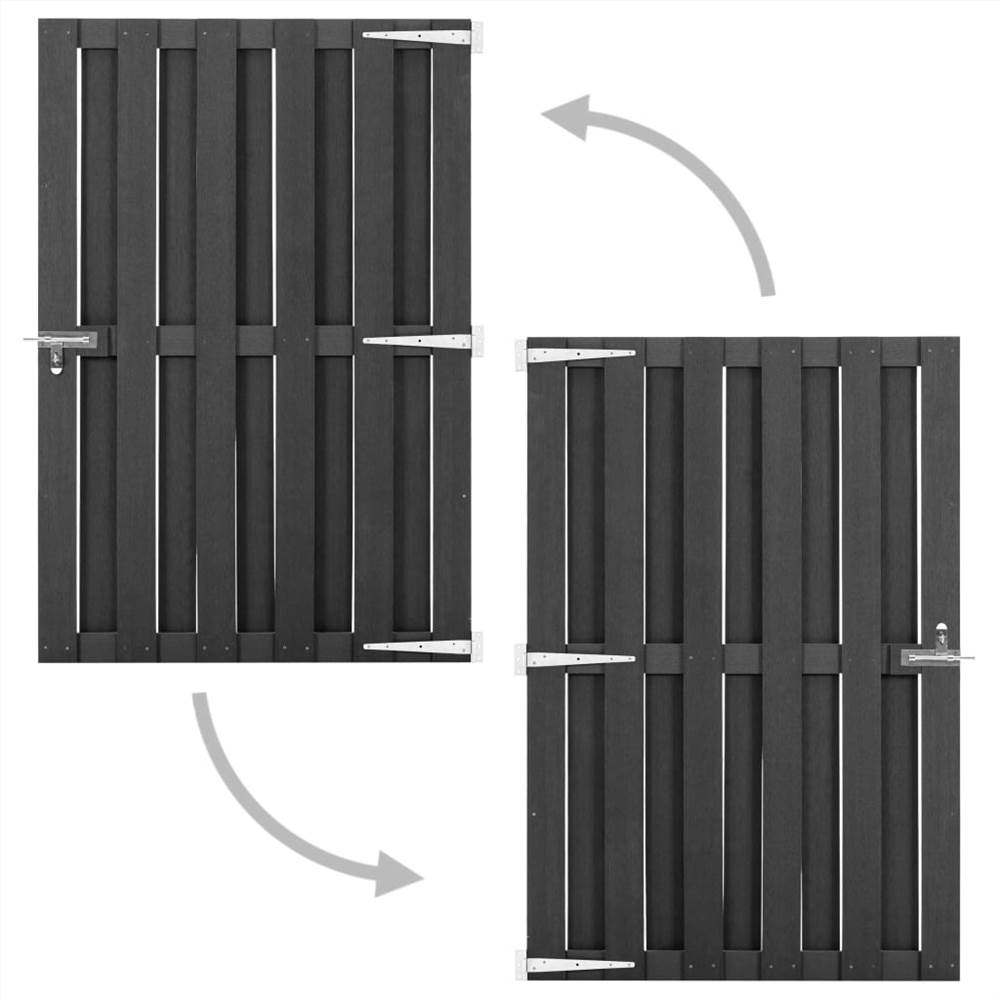 Garden Gate WPC 100x150 cm Grey