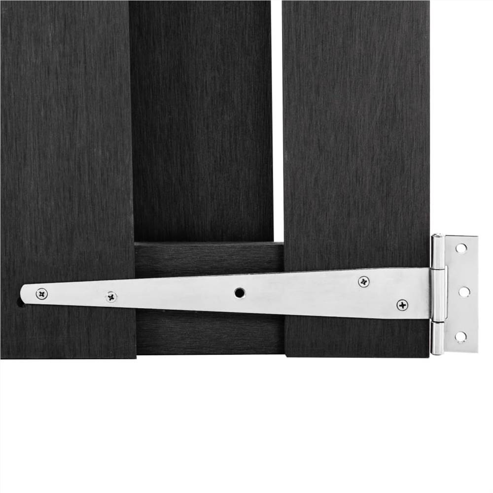 Garden Gate WPC 100x150 cm Grey