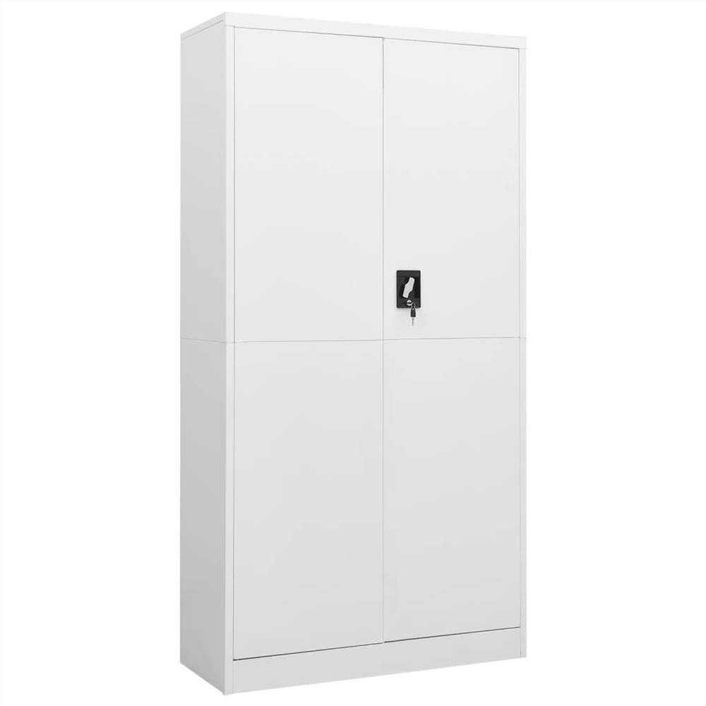 

Locker Cabinet White 90x40x180 cm Steel