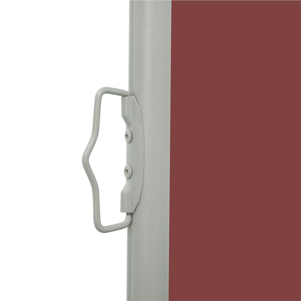 Patio Retractable Side Awning 140x500 cm Brown