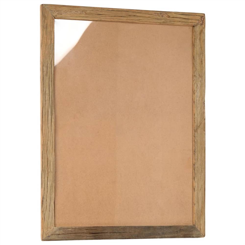 Photo Frames 2 pcs 90x70 cm Solid Reclaimed Wood and Glass