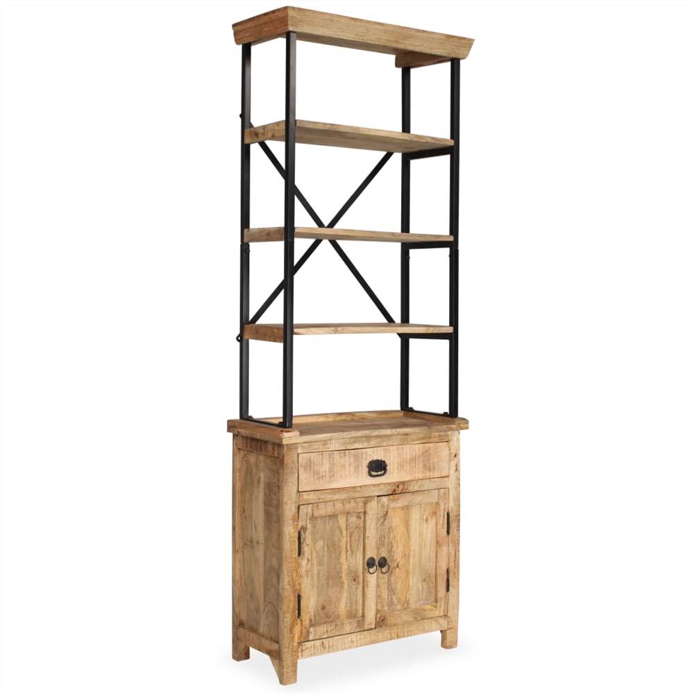

Sideboard with Shelves Solid Mango Wood 65x30x180 cm
