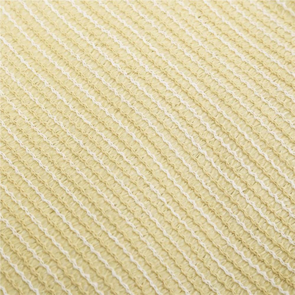 Sunshade Sail 160 g/m² Beige 4x5 m HDPE
