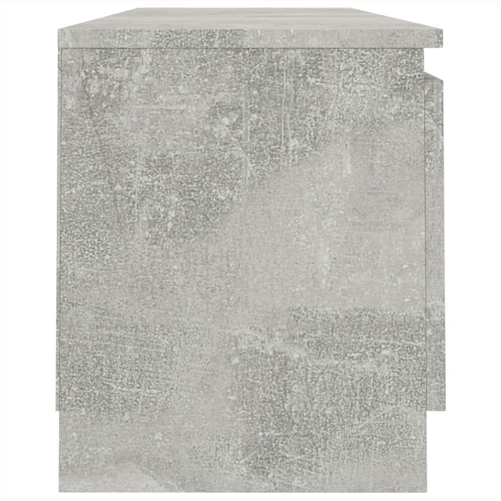 TV Cabinet Concrete Grey 120x30x35.5 Cm Chipboard 18 TV Cabinet Concrete Grey 120x30x35.5 cm Chipboard