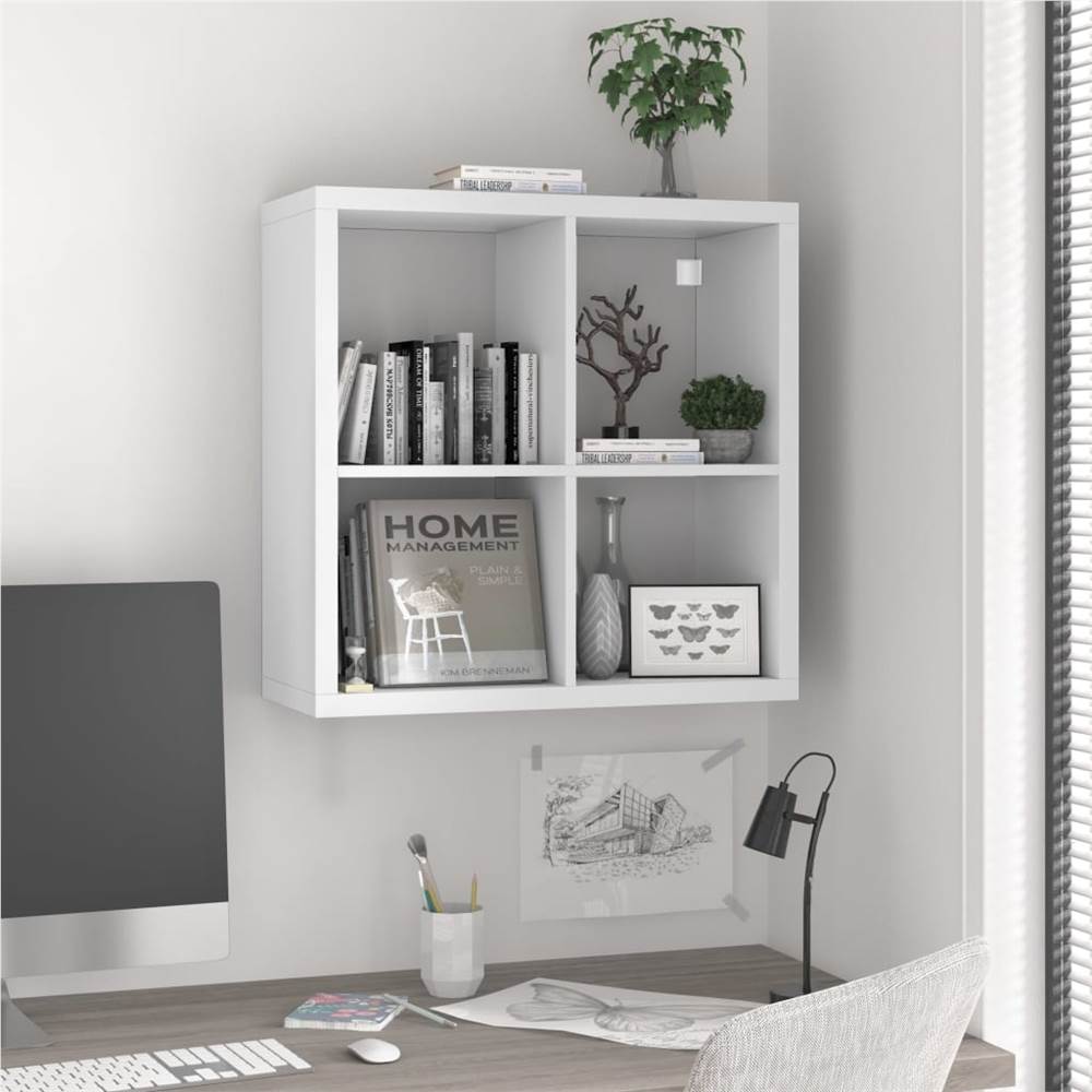 

Wall Cube Shelf White 69.5x29.5x69.5 cm MDF