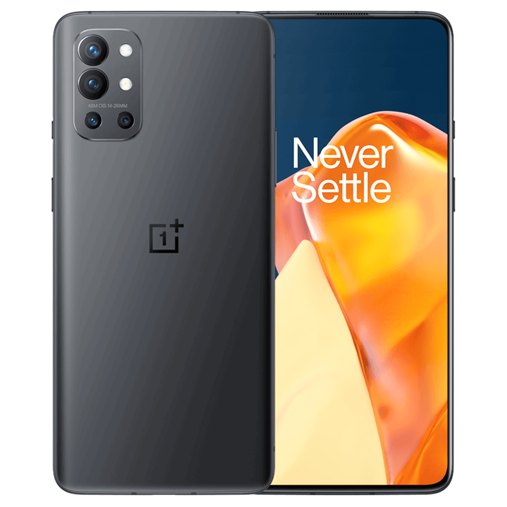 Oneplus 9R CN Version 5G Smartphone 6.55 Inch 2400 x 1080p Screen 120Hz Refresh Rate Qualcomm Snapdragon 870 12GB RAM 256GB ROM Android 11 48MP + 16MP + 5MP + 2MP Four Rear Camera 4500mAh Battery 65W Warp Flash Charge - Black