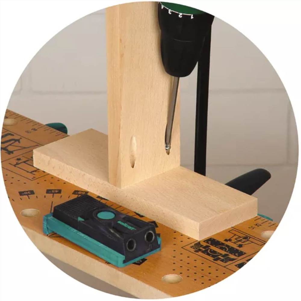 wolfcraft Jig Set for PocketHole Joinery Torx 4642100