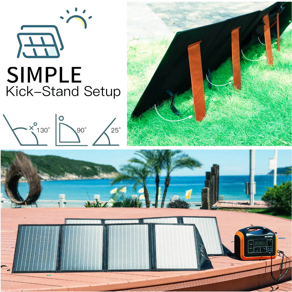 OUPES 200W Portable Solar Panel Foldable PV Panel