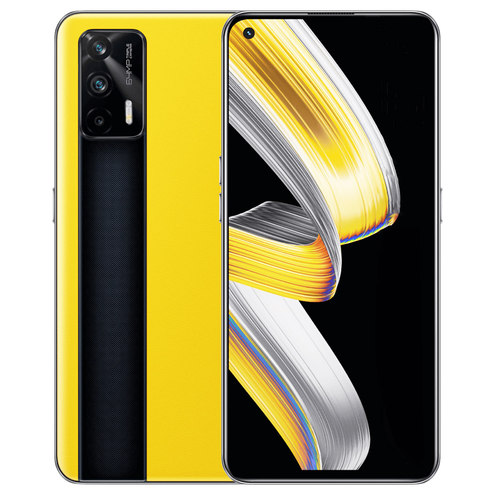 

Realme GT Neo Flash Edition CN Version 5G Smartphone 6.43 Inch 120Hz AMOLED Screen Dimensity 1200 12GB RAM 256GB ROM Android 11 64MP + 8MP + 2MP Triple Rear Camera 4500mAh Battery 65W Flash Charge - Yellow