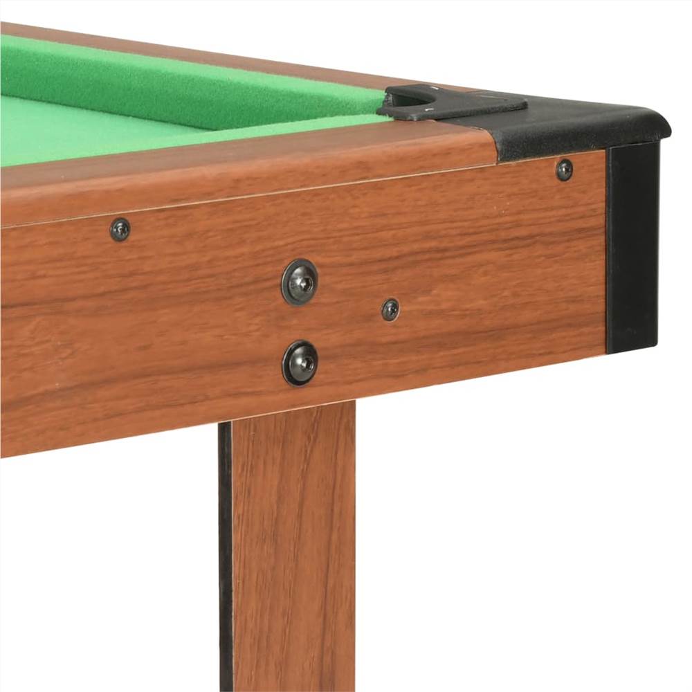 4 Feet Billiard Table 122x61x76 cm Brown