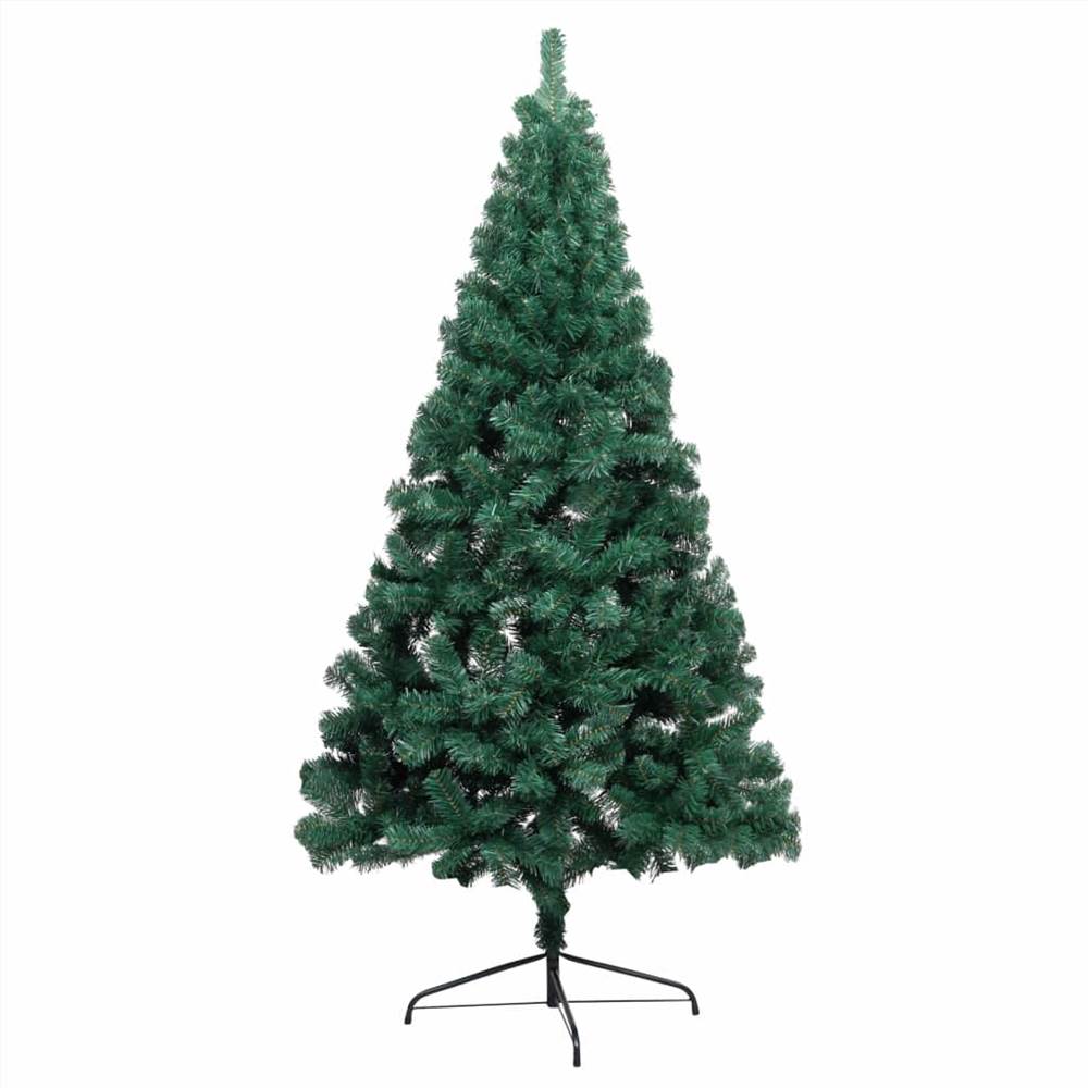 Artificial Half Christmas Tree with Stand Green 150 cm PVC