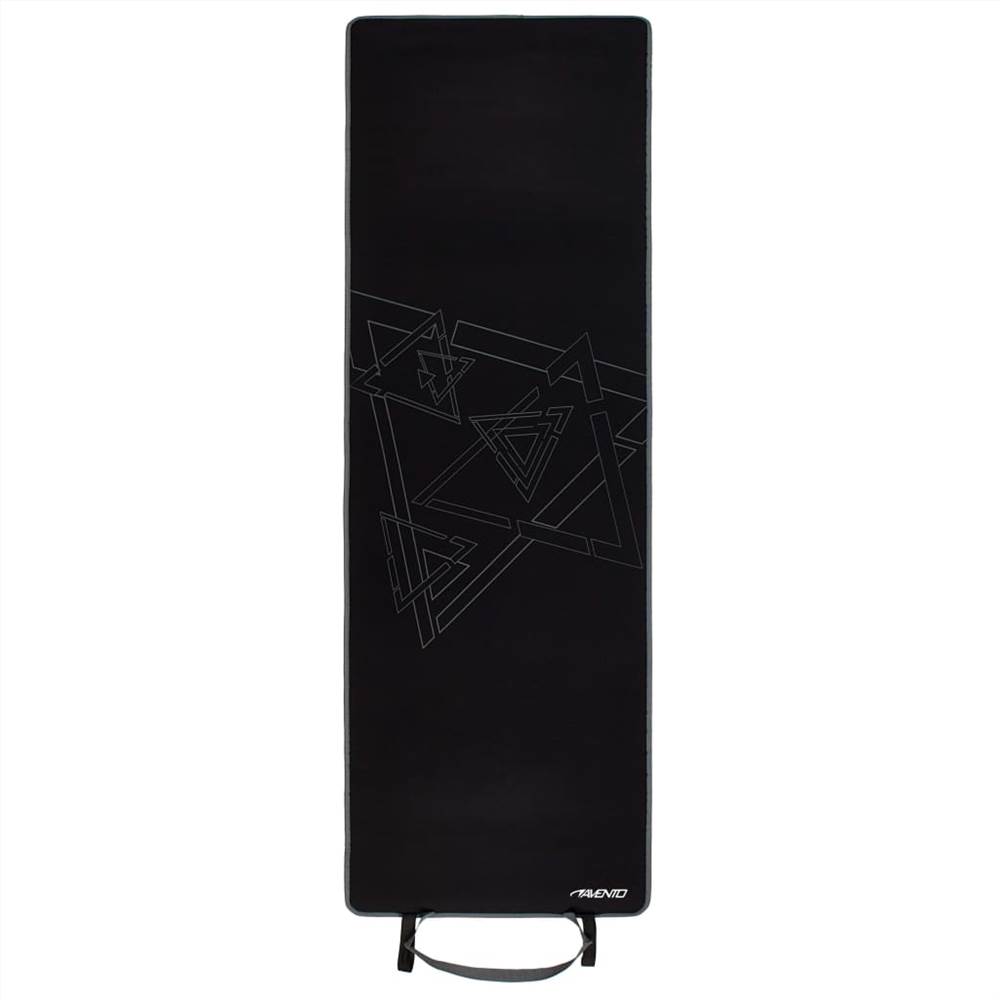 

Avento Neoprene Fitness Mat with Print Black and Grey