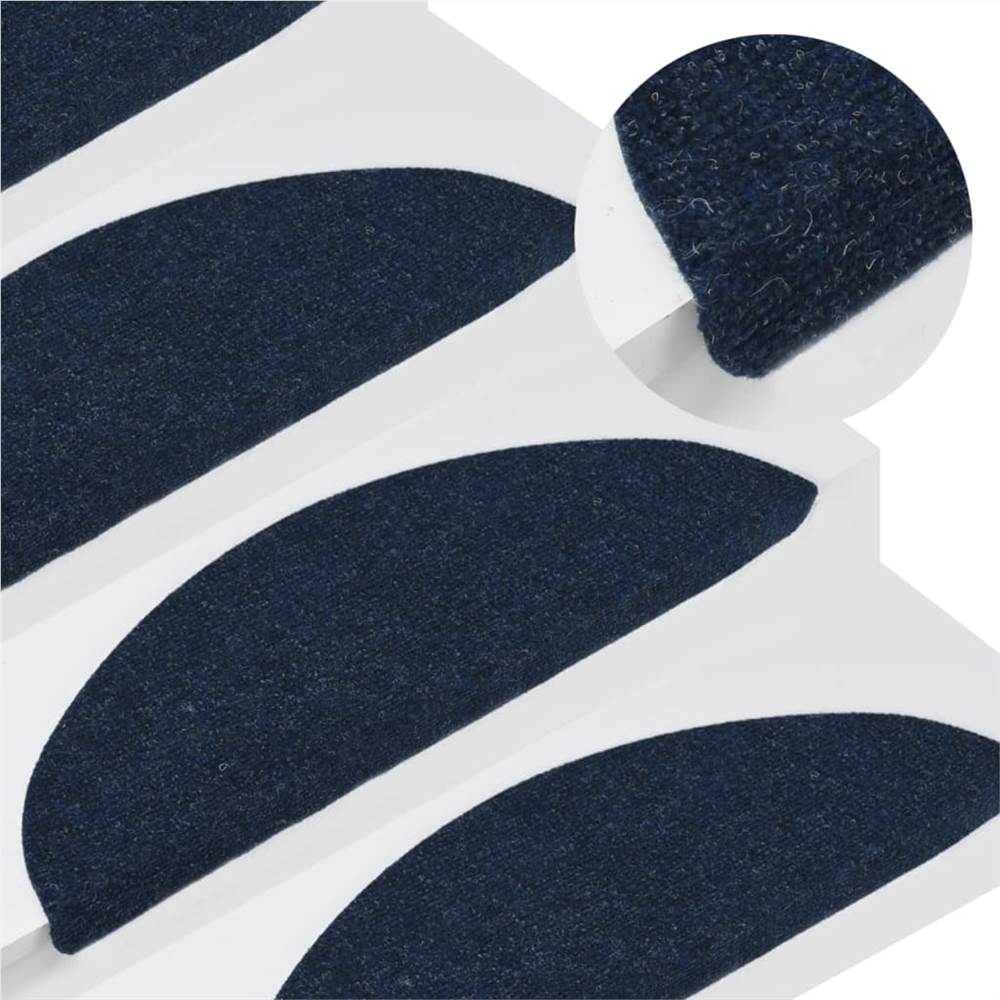 

Self-adhesive Stair Mats 15 pcs 65x26 cm Blue