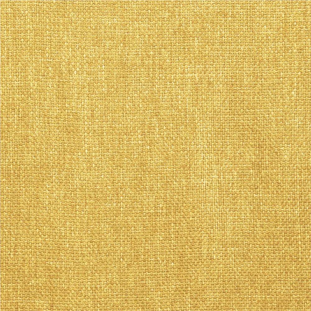 Swivel Dining Chairs 6 pcs Mustard Yellow Fabric