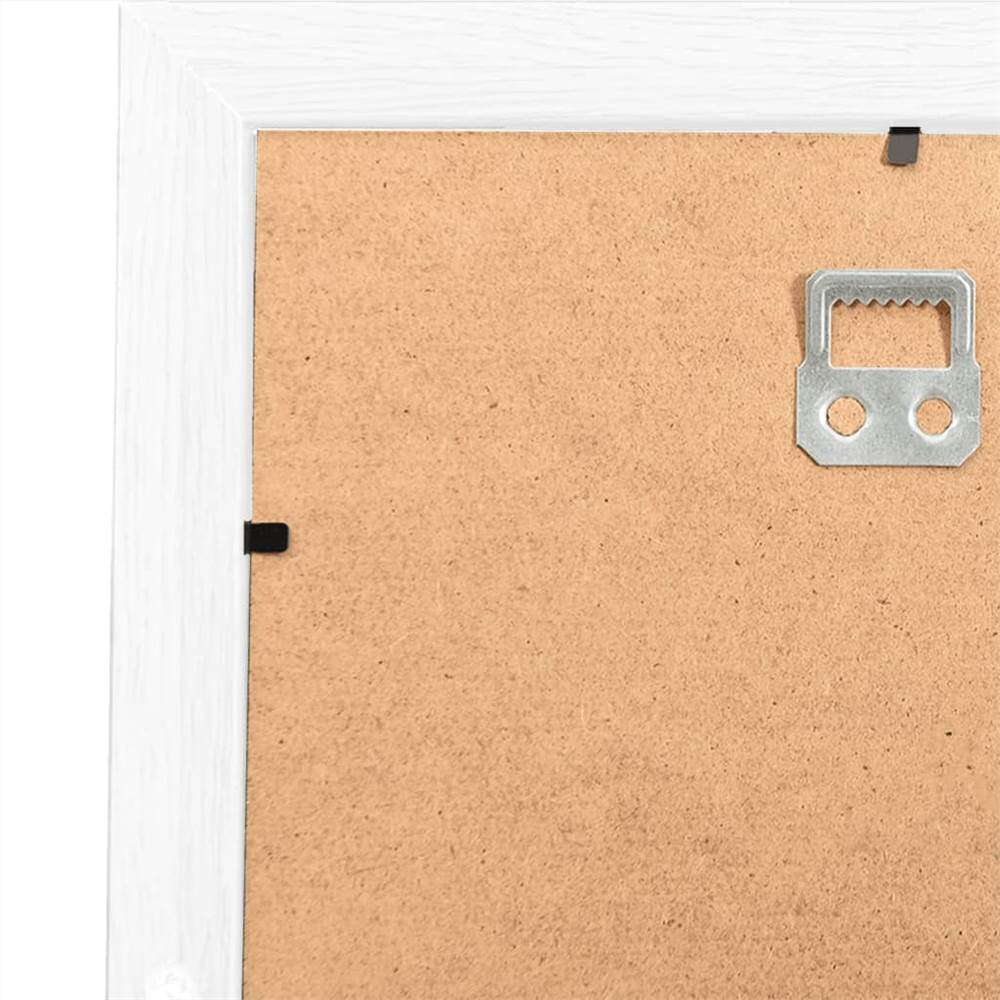 Collage Photo Frame for 10x(13x18 cm) Picture White MDF