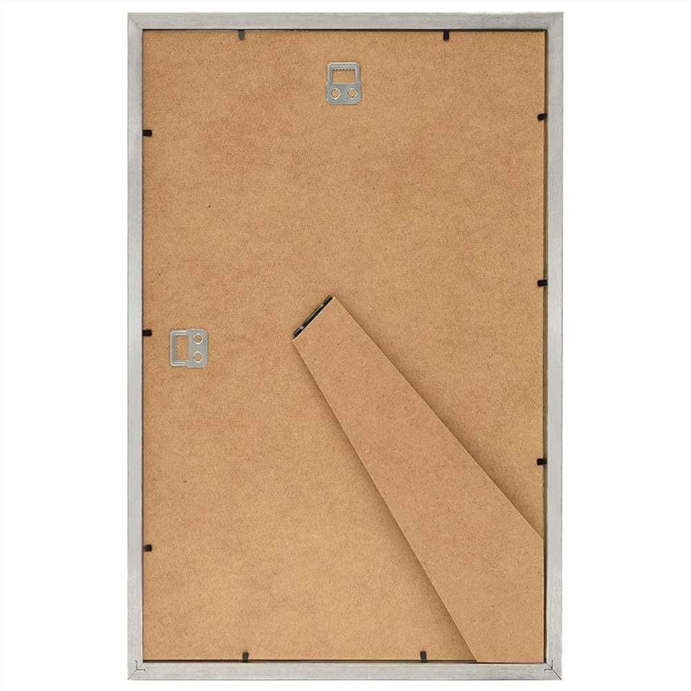 Photo Frames Collage 3 pcs for Wall or Table Silver 21x29.7 cm