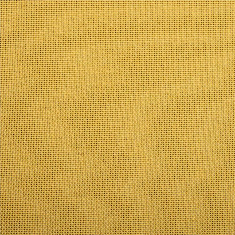 Swivel Office Chair Yellow Fabric