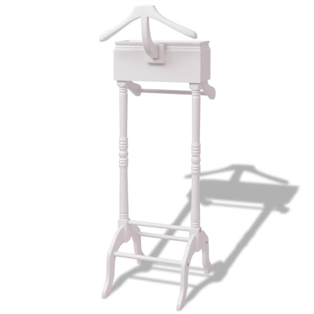 Clothing Rack with Wood White