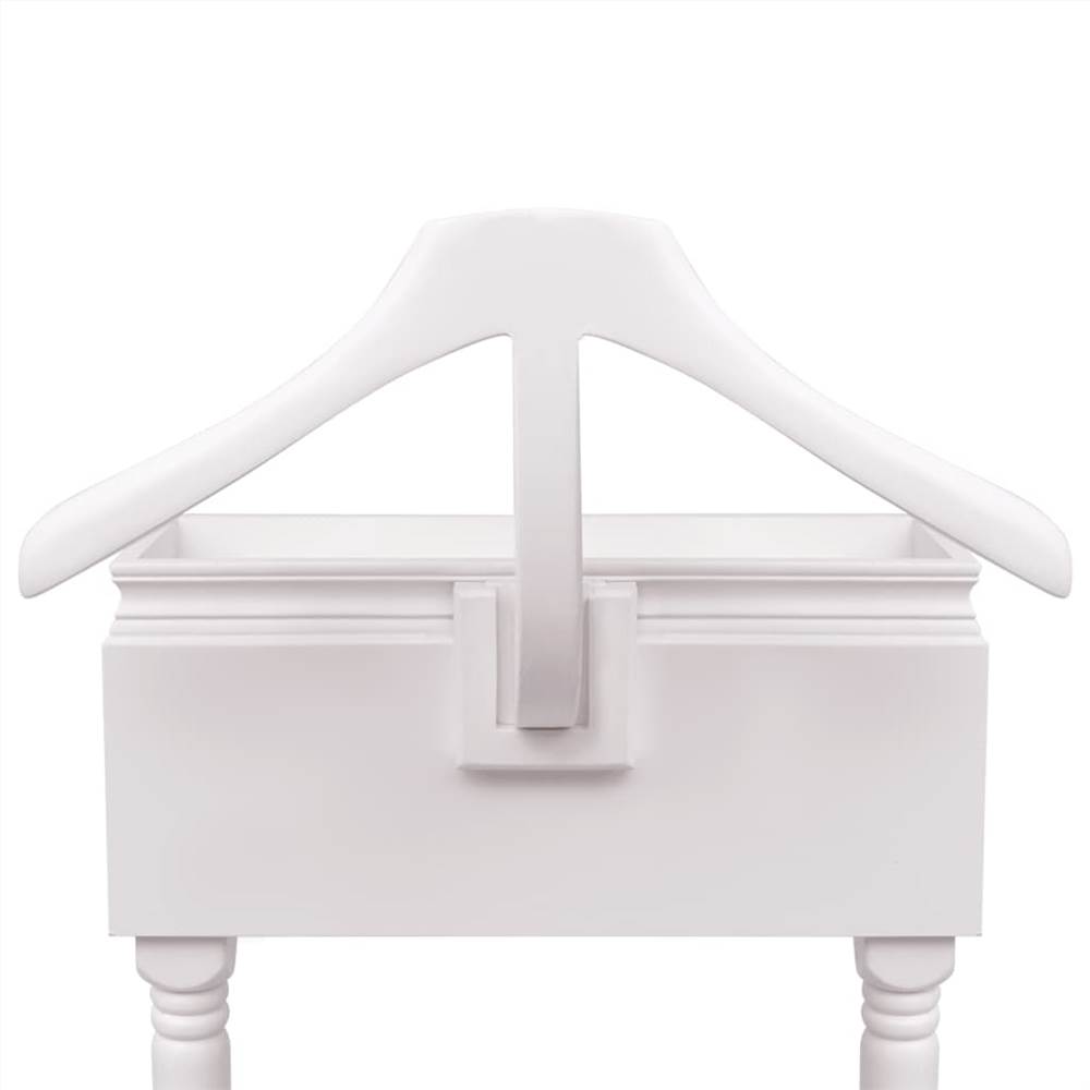 Clothing Rack with Wood White