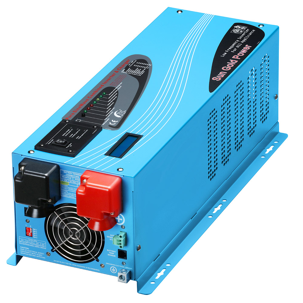 SunGoldPower 2000W DC 12V Pure Sine Wave Inverter with Charger