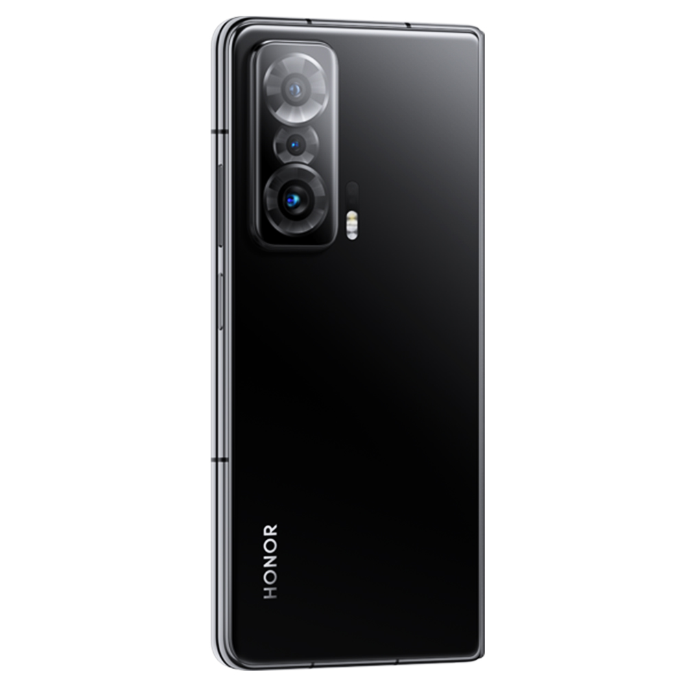 HONOR Magic V CN Version 5G Smartphone 7.9 Inch Folding OLED Screen Snapdragon 8 12GB RAM 256GB ROM Android 12 50MP + 50MP + 50MP Triple Rear Camera 4750mAh Battery - Black
