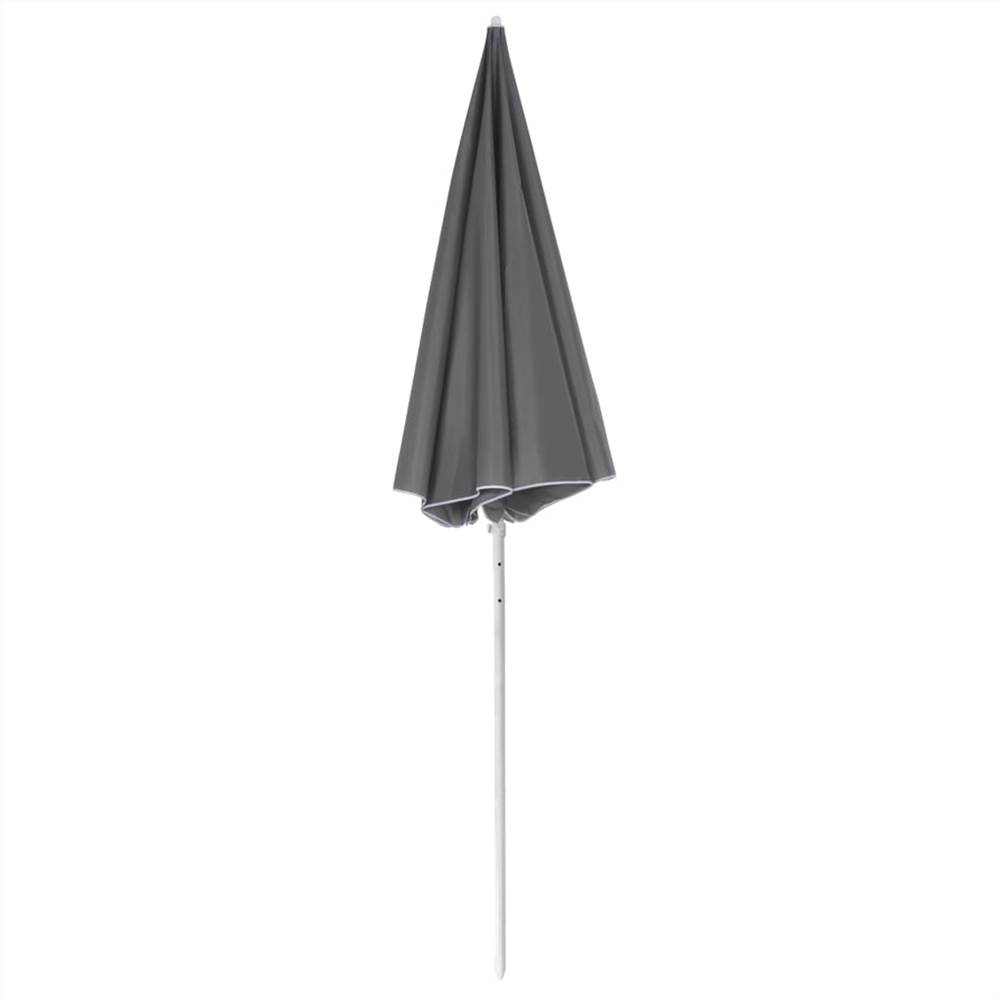 Beach Umbrella 180 cm Anthracite