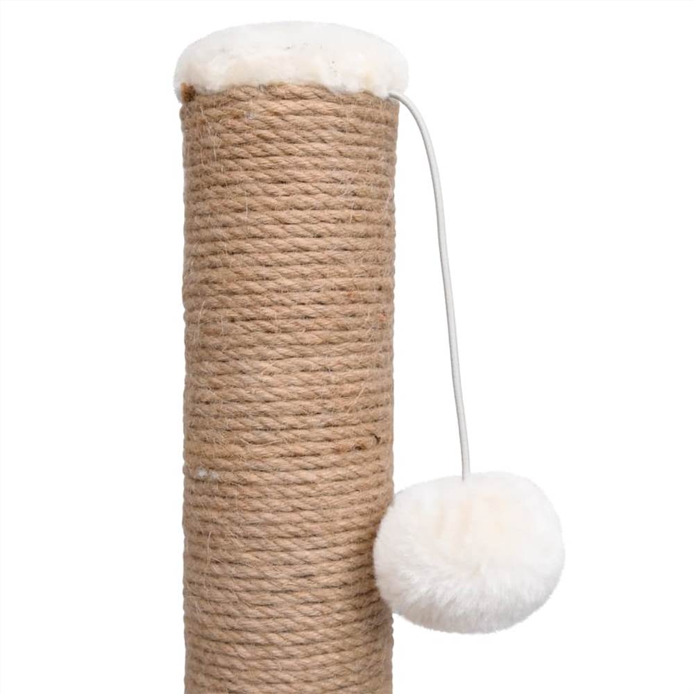 Cat Tree with Arch Grooming Brush and Scratch Post