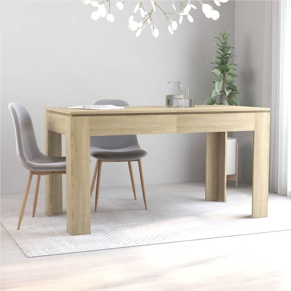 

Dining Table Sonoma Oak 140x70x76 cm Chipboard